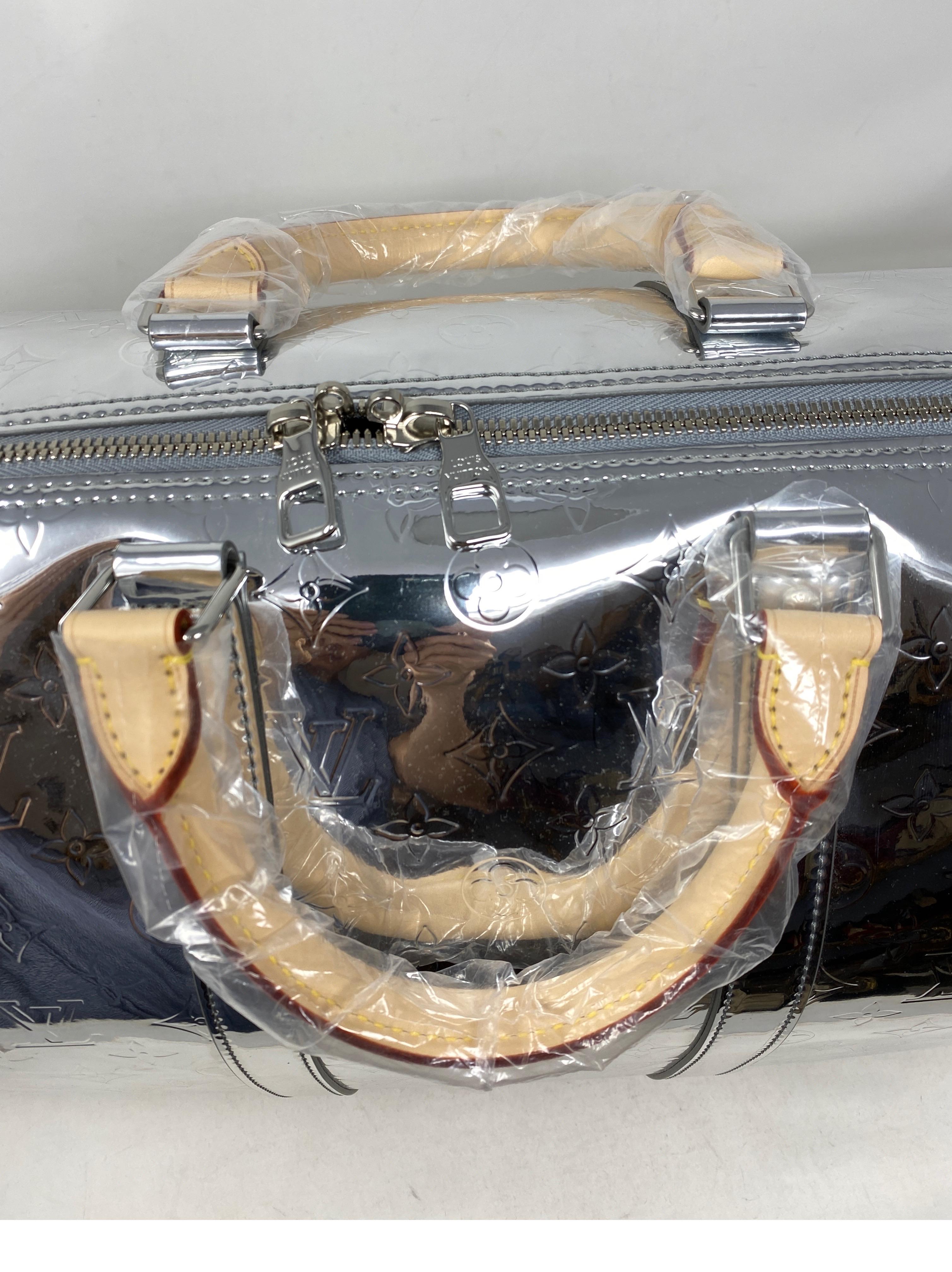Louis Vuitton Silver Mirrored Virgil Abloh Bandouliere 14