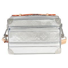 Louis Vuitton Silver Monogram Miroir Handle Trunk Bag