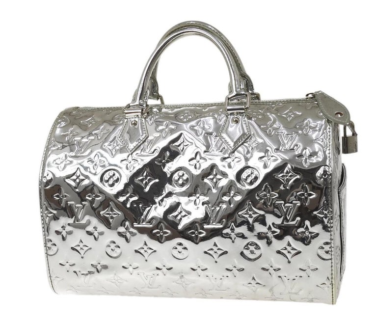 Louis Vuitton Monogram Miroir Speedy 30 - Silver Handle Bags, Handbags -  LOU643598
