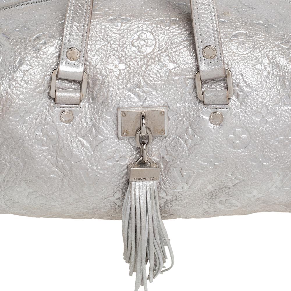 Louis Vuitton Silver Monogram Shimmer Limited Edition Comete Bag 1