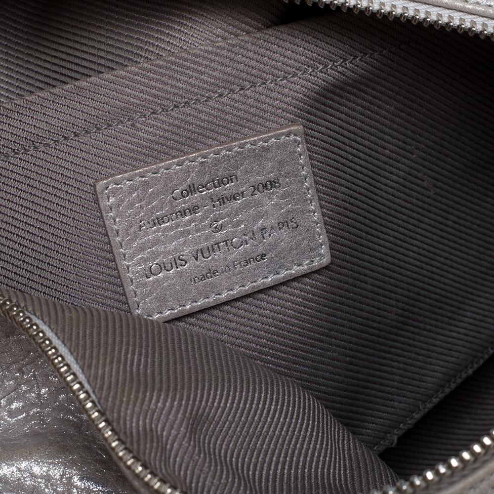 Louis Vuitton Silver Monogram Shimmer Limited Edition Comete Bag at ...