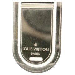 Louis Vuitton Silver Pans A Vie Porto Money Clip Bill Fold 79lk52s