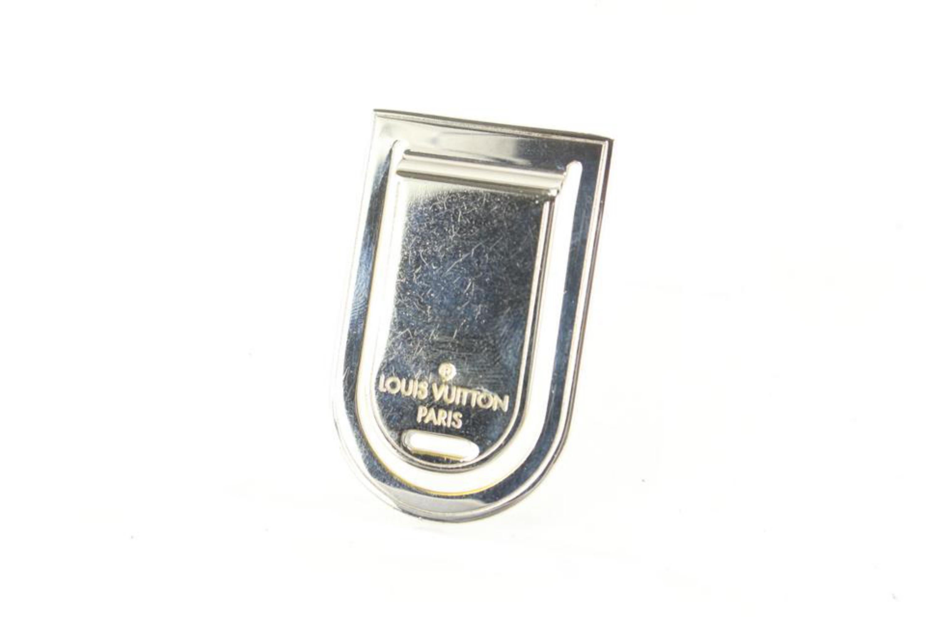 Louis Vuitton Silver Pans A Vie Porto Money Clip Bill Fold 86lk52s 4