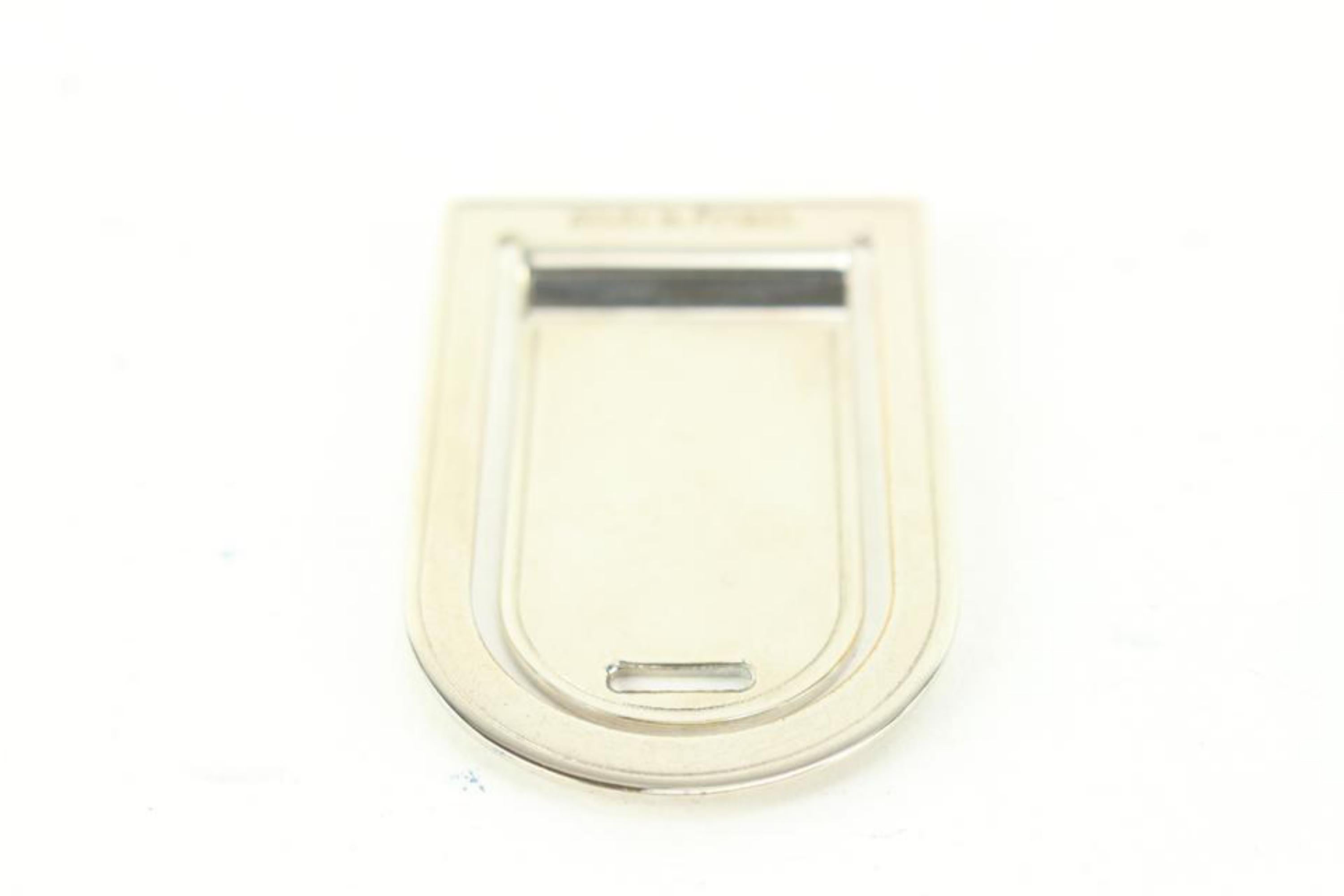 Louis Vuitton Silver Pans A Vie Porto Money Clip Bill Fold 86lk52s In Good Condition In Dix hills, NY
