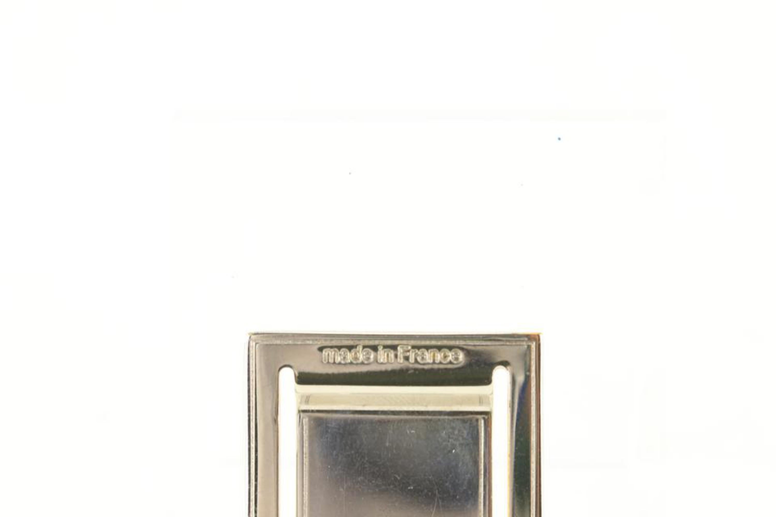 Louis Vuitton Silver Pans A Vie Porto Money Clip Bill Fold 86lk52s 1
