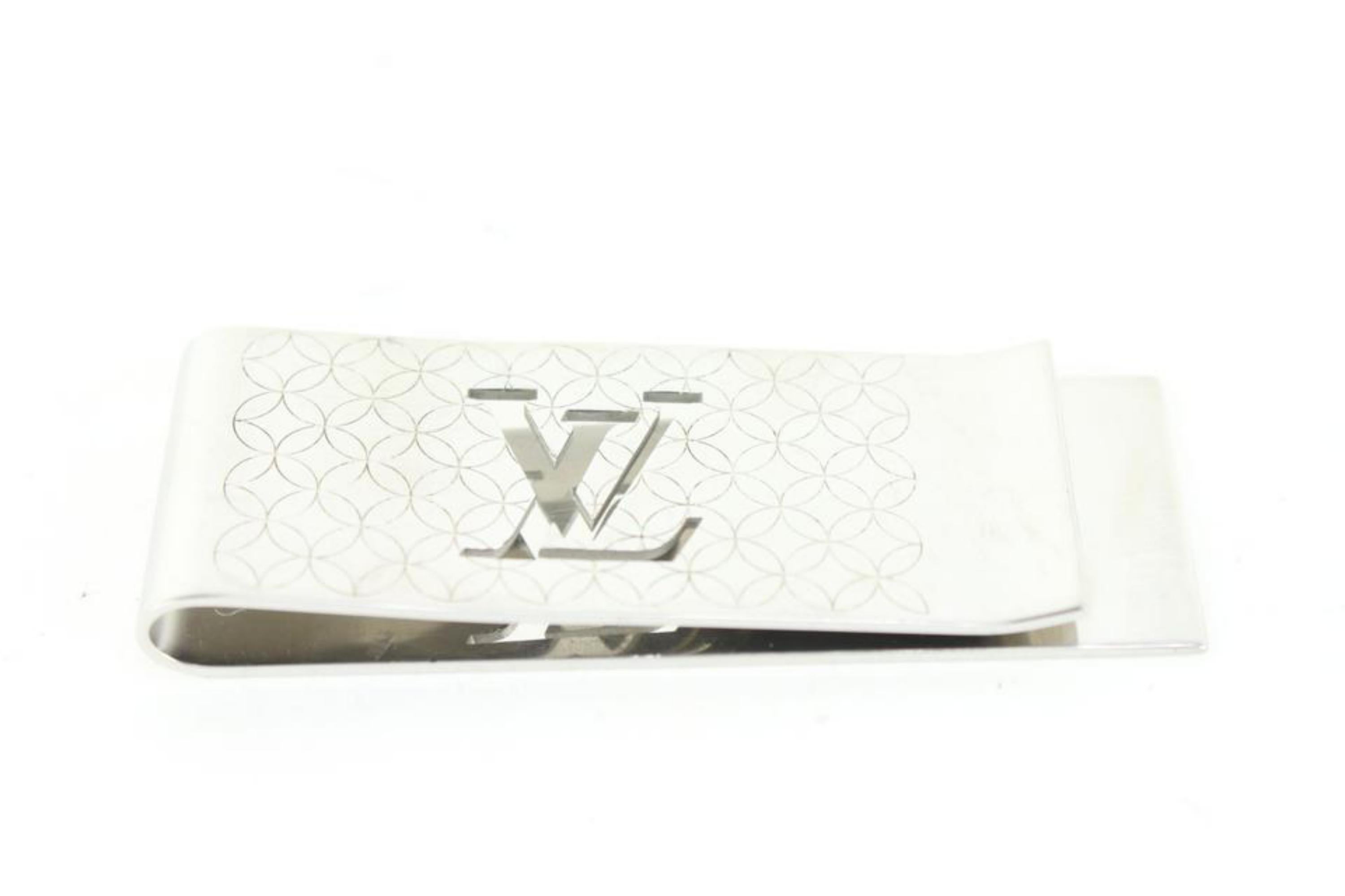 Louis Vuitton Silver Pans Vie Champs Elysees Money Clip 71lz429s 5