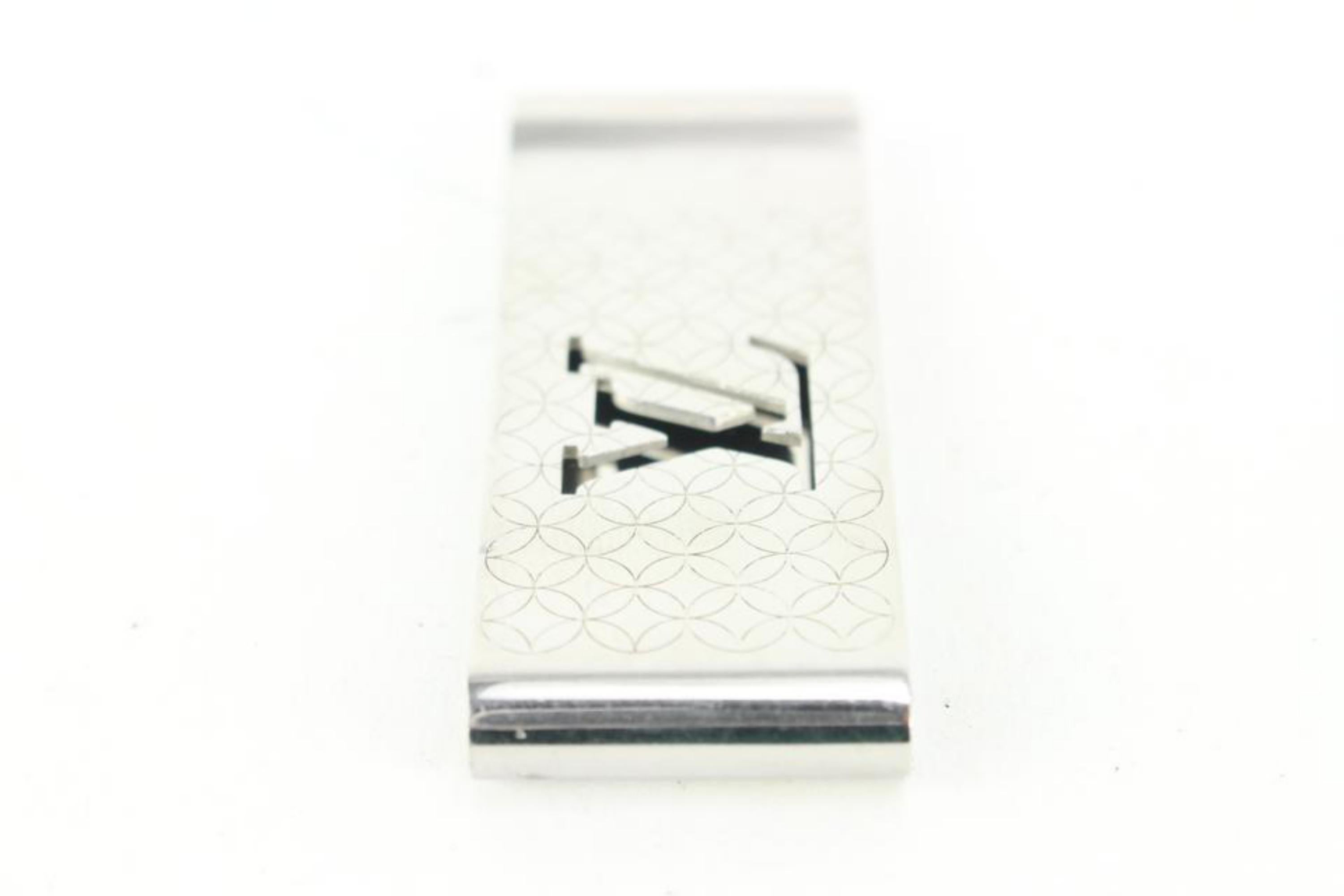 Women's or Men's Louis Vuitton Silver Pans Vie Champs Elysees Money Clip 71lz429s