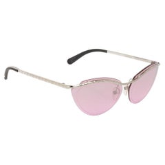 Louis Vuitton Pink/Silver Z1040W Rimless Thelma and Louise Cat Eye Sunglasses  Louis Vuitton