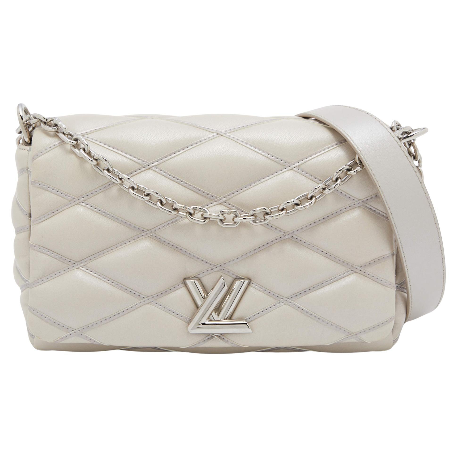 Sold at Auction: LOUIS VUITTON GO-14 MALLETAGE MM SHOULDER BAG