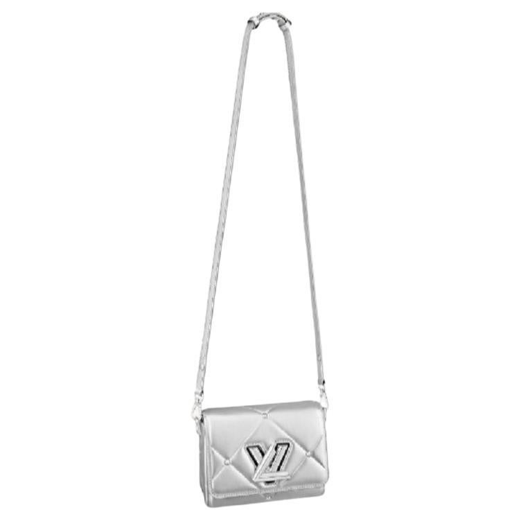 Louis Vuitton Silver Sheepskin leather Twist PM Bag
