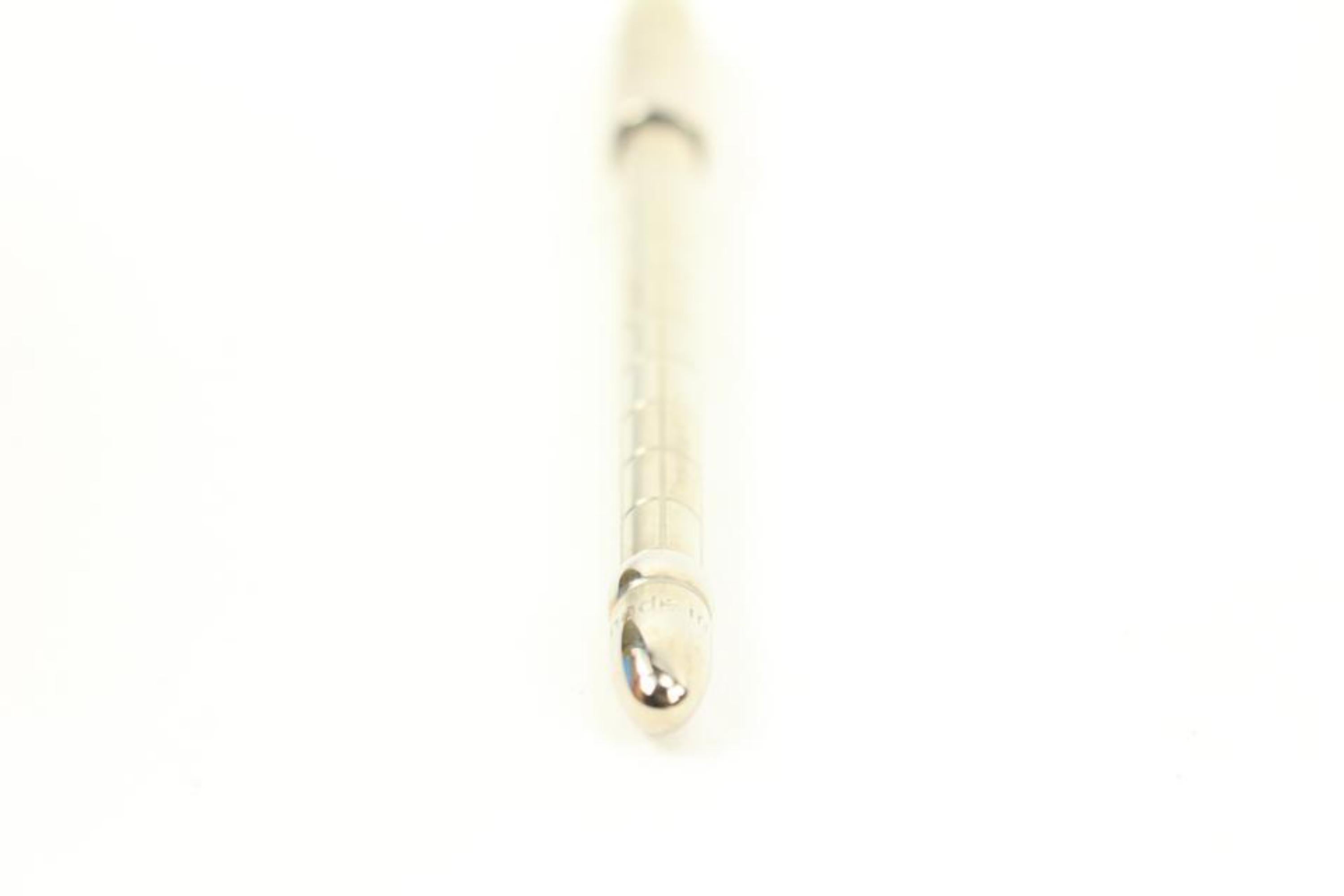 Louis Vuitton Silver Tone Ball Point Stylo Mechanical Pencil for  Agenda  1L622a 3