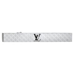 Louis Vuitton Silver Tone Champs Elysees Monogram Engraved Tie Pin at  1stDibs