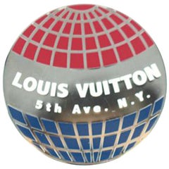 Louis Vuitton Silver (Ultra Rare) Hot Air Baloon 5th Ave Boutique 1lz0114 Brooch