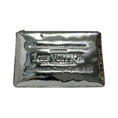 Louis Vuitton Silver Vernice Miroir Pochette LE 