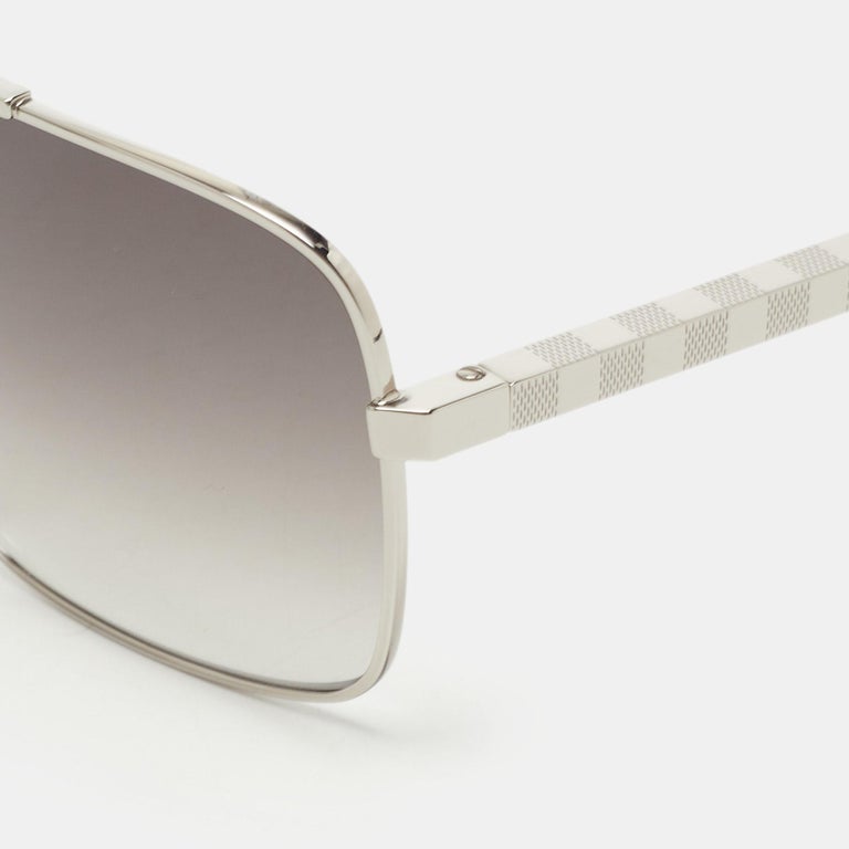 Louis Vuitton Silver Z0260U Attitude Square Sunglasses at 1stDibs