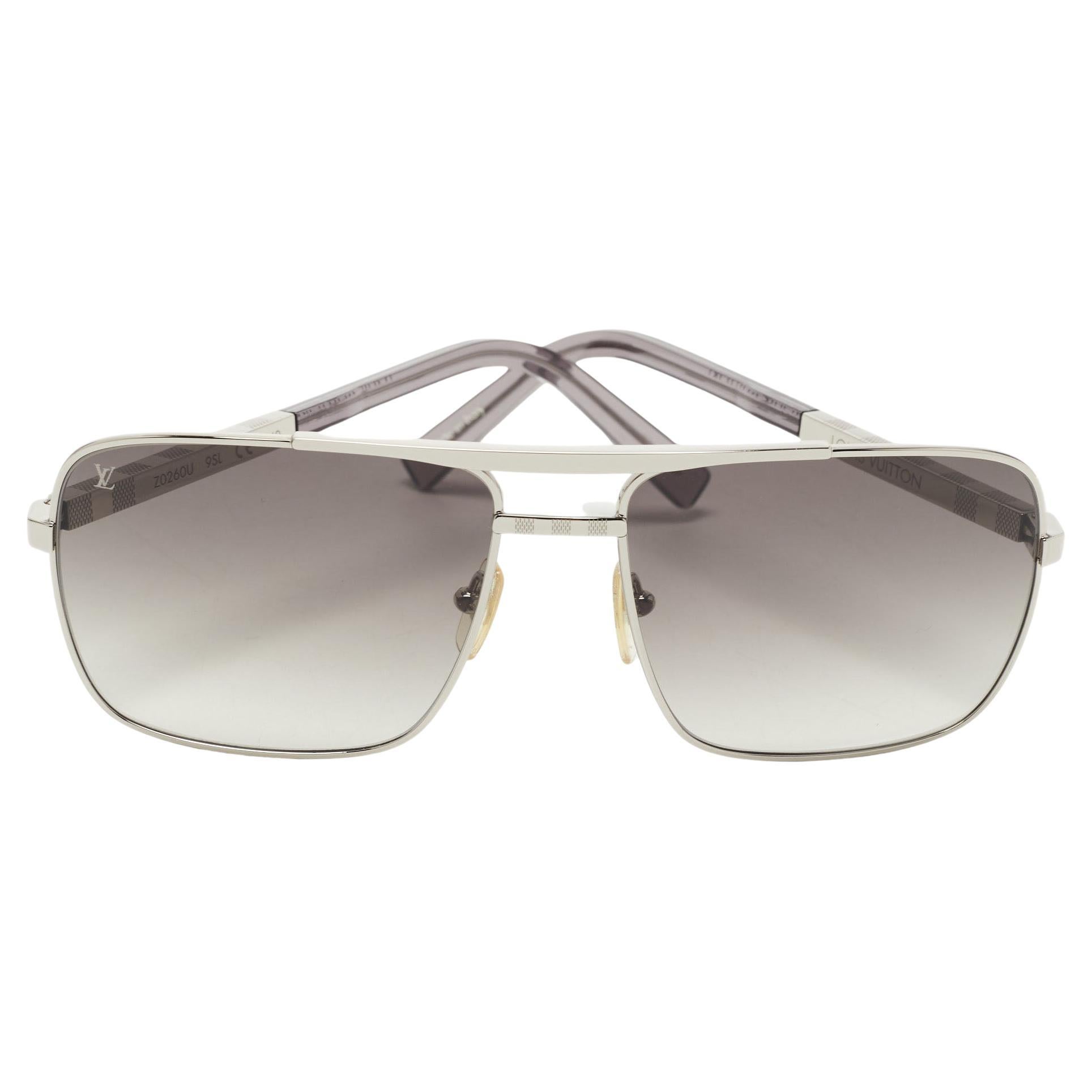 Louis Vuitton Silver Z0260U Attitude Square Sunglasses at | louis vuitton z0260u, vuitton persuasion sunglasses, louis vuitton attitude sunglasses price