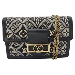 Louis Vuitton Dal 1854 Dauphine Monogram Jacquard Portafoglio a catena