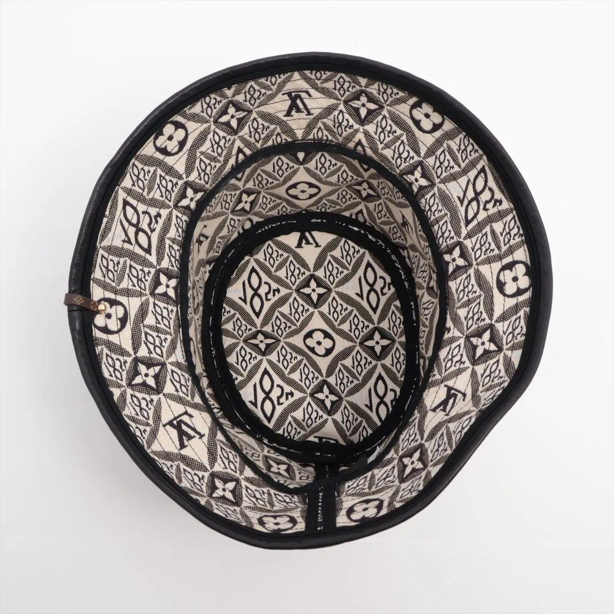 Louis Vuitton Seit 1854 Jacquard Bob Eimer Hut Schwarz im Angebot 1