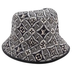Louis Vuitton Seit 1854 Jacquard Bob Eimer Hut Schwarz