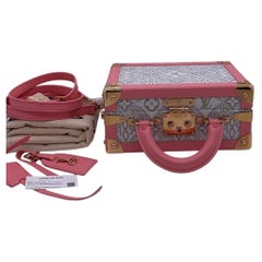 Louis Vuitton Since 1854 Petite Valise Pink Jacquard Trunk Bag Top Handle