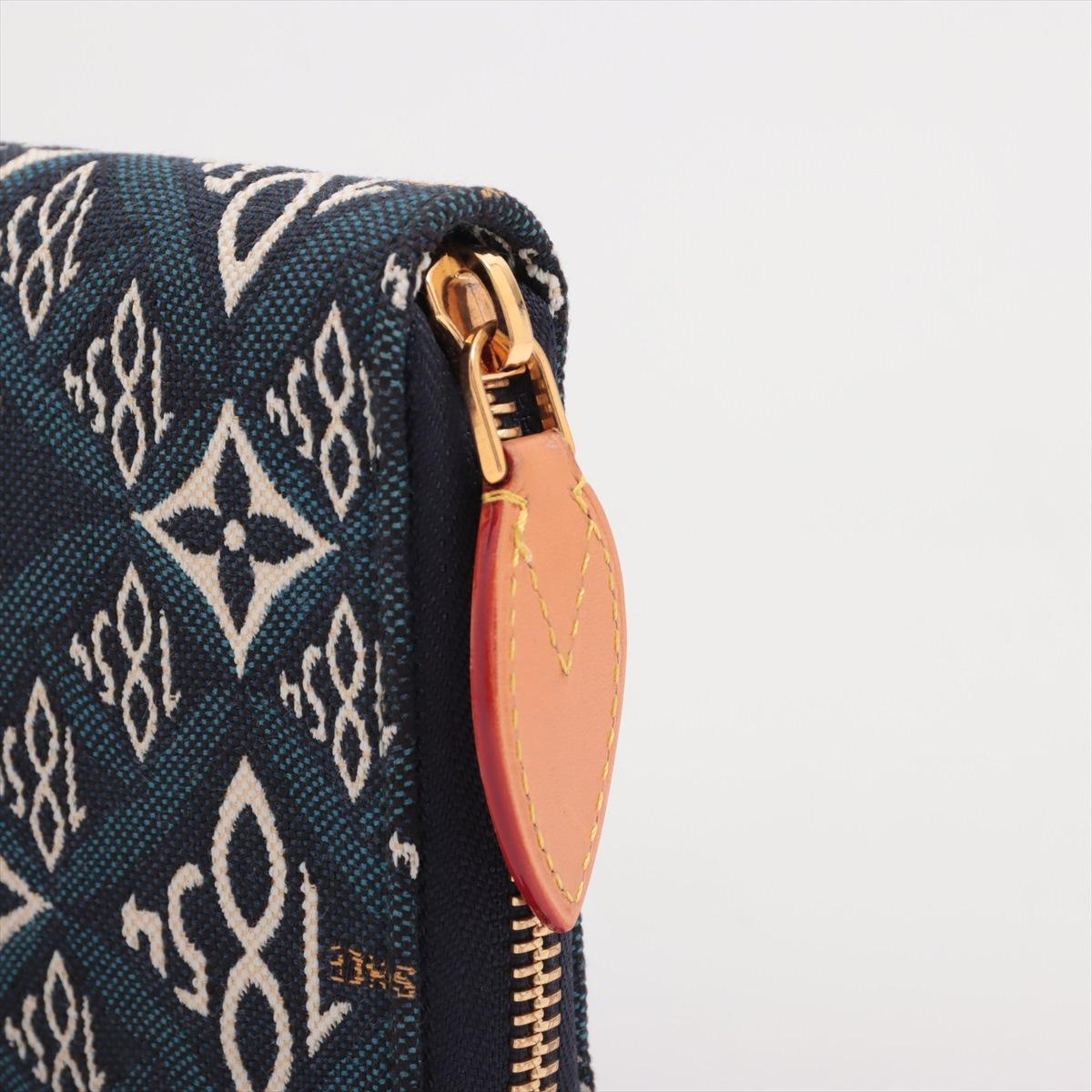 Louis Vuitton Since 1854 Zippy Long Wallet Blue 9