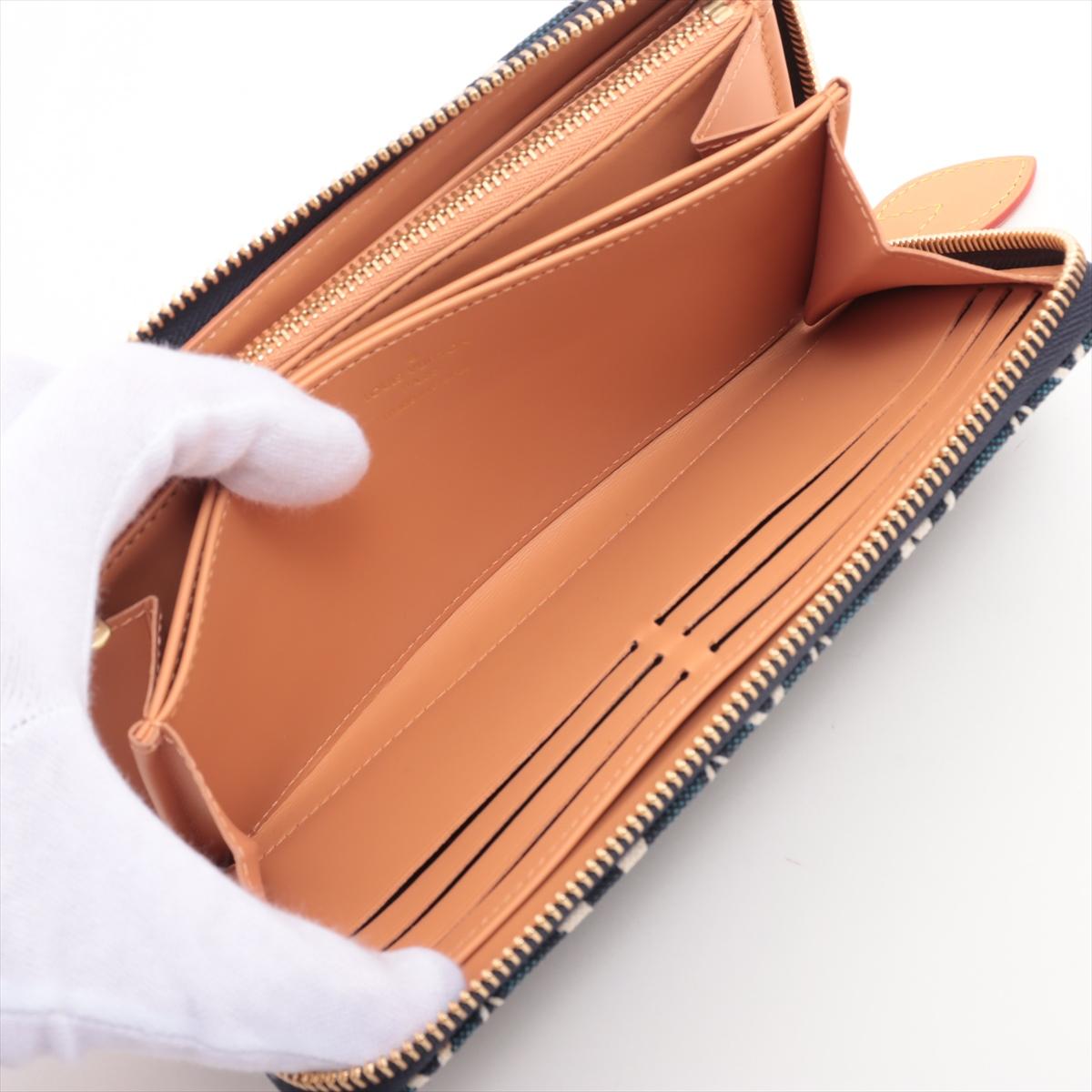 Louis Vuitton Since 1854 Zippy Long Wallet Blue 3