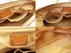 Louis Vuitton Siracusa Damier Azur Pm 234210 White Coated Canvas Cross Body Bag