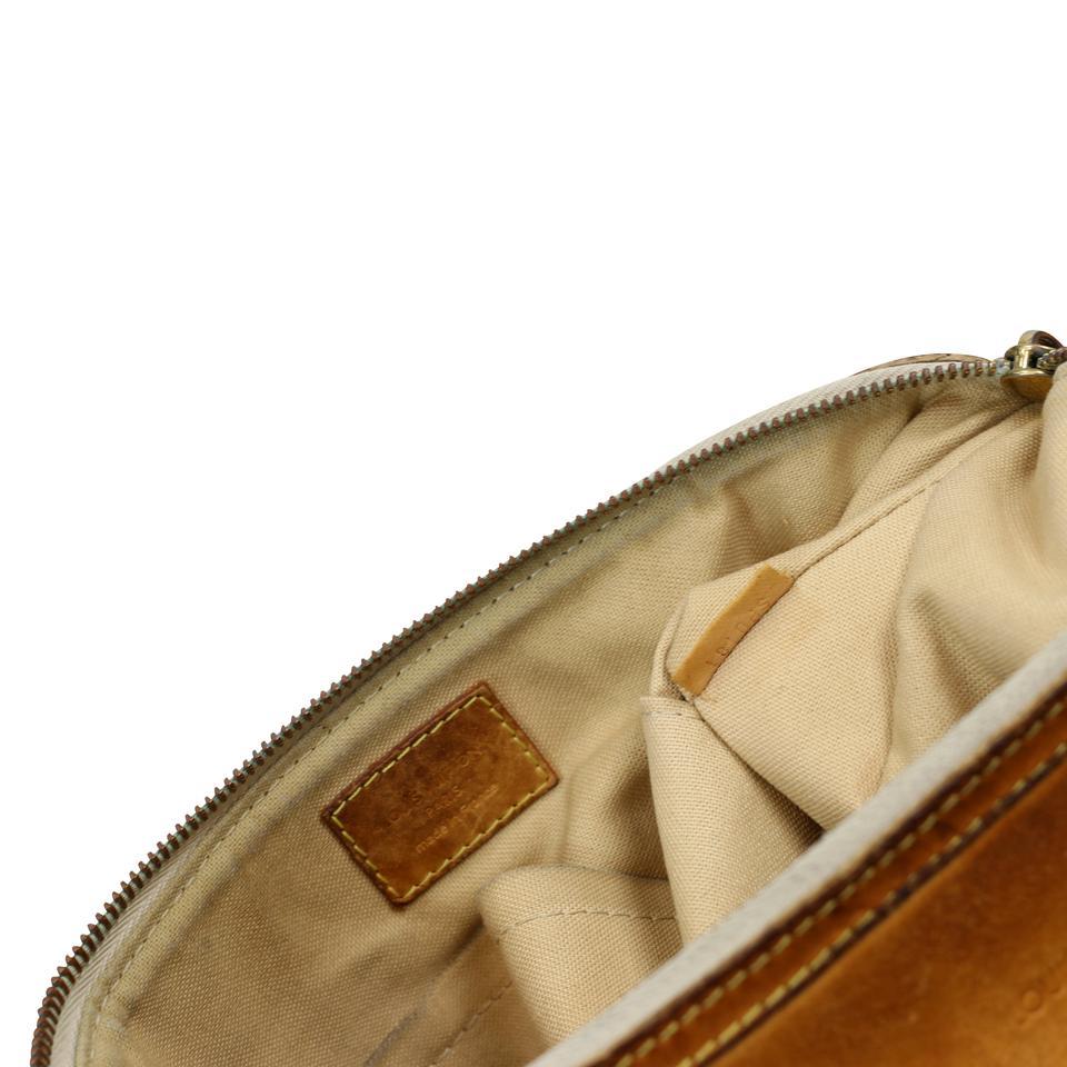 Louis Vuitton Siracusa Damier Azur PM Monogram Crossbody Bag LV-B0504P-0003 In Good Condition In Downey, CA