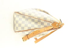 Louis Vuitton Siracusa Shoulder Bag PM White Leather 8LV919k