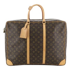 Louis Vuitton Sirius 55 Boston Bag Travel Bag Brown Monogram Vintage –  Timeless Vintage Company