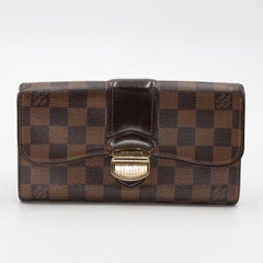 Louis Vuitton Sistina Damier Ebene GM Wallet LV-W0106P-0143