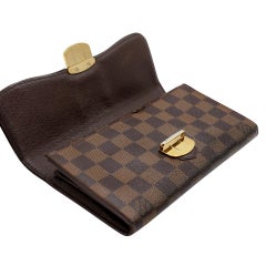 Louis Vuitton Sistina Damier Ebene GM Wallet LV-W1217P-0007