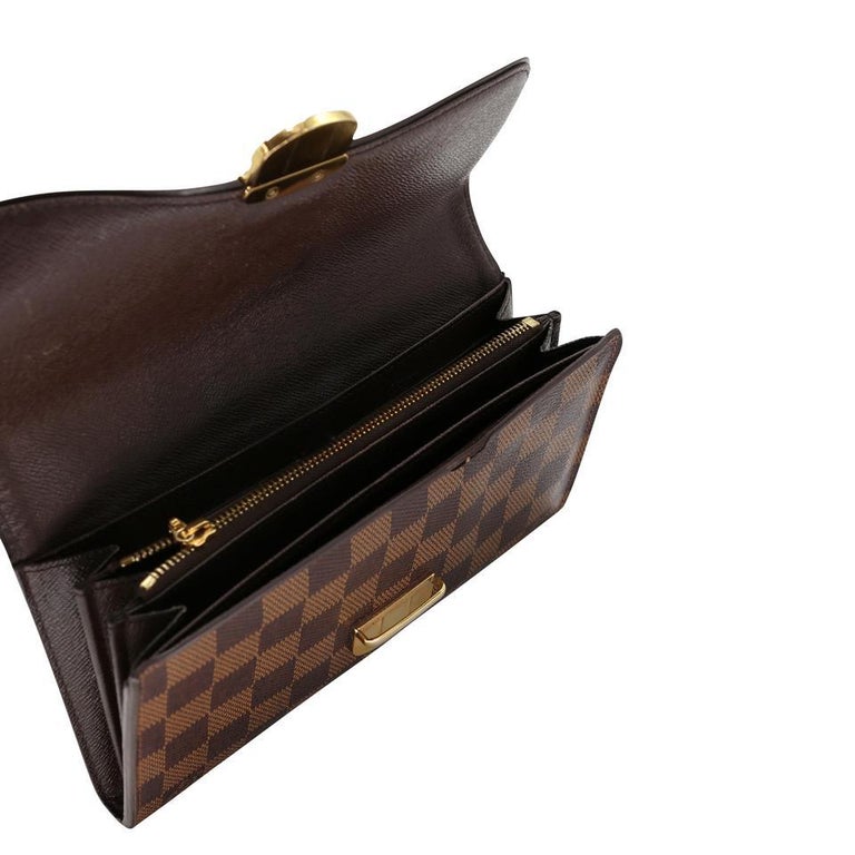 Louis Vuitton Sistina Damier Ebene GM Wallet LV-W1217P-0007 For Sale at  1stDibs