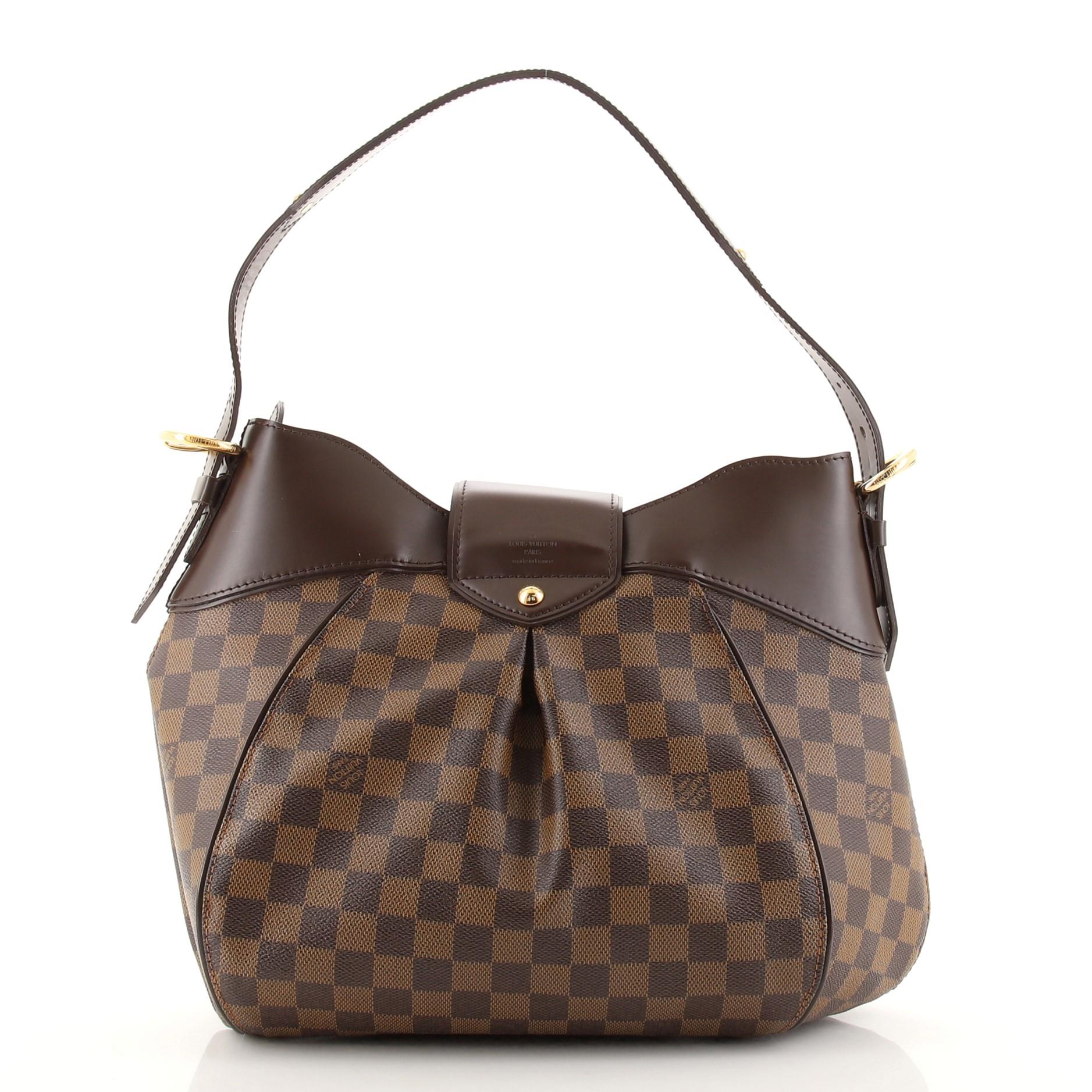 Black  Louis Vuitton Sistina Handbag Damier MM