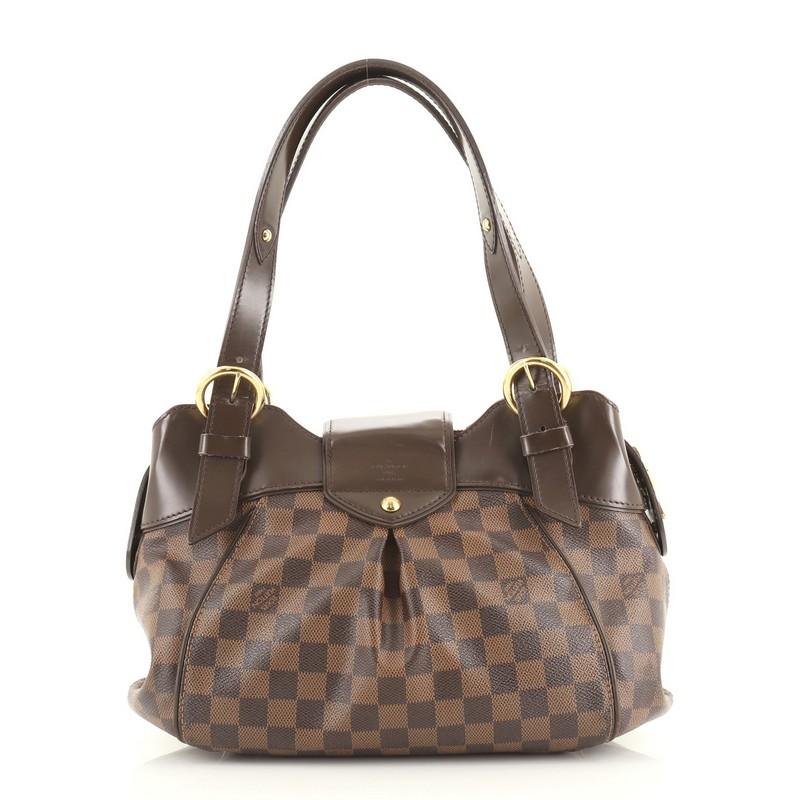 Gray Louis Vuitton Sistina Handbag Damier PM