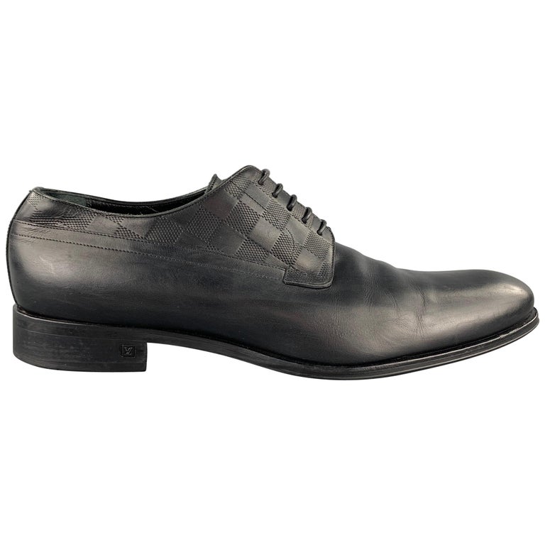 Offer of the week. Get #LouisVuitton black damier dress shoes on sale just  $250.00 get fast shipping worldwi…