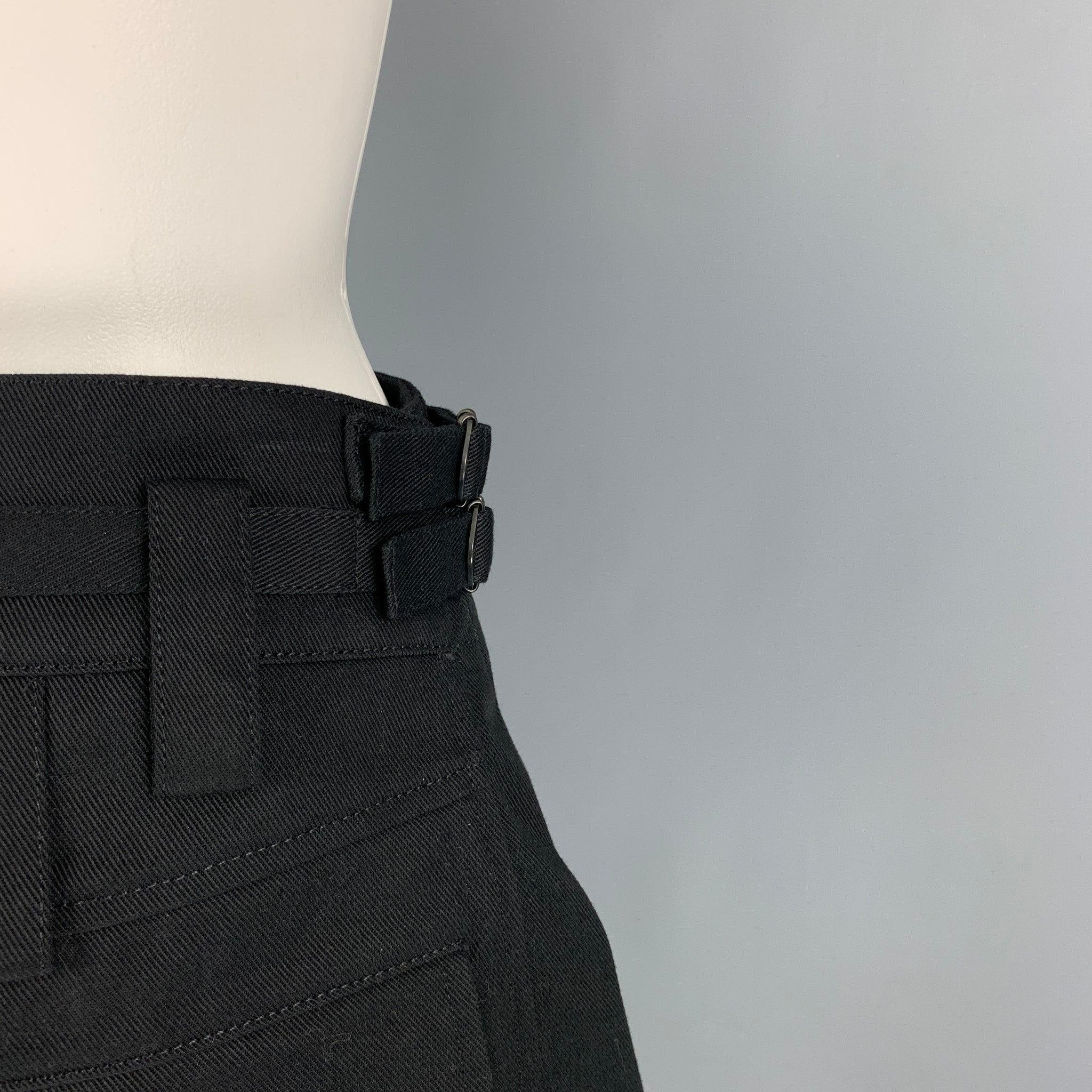 LOUIS VUITTON Größe 2 Schwarzes Bermuda-Kleid aus Baumwolle und Polyester Damen im Angebot