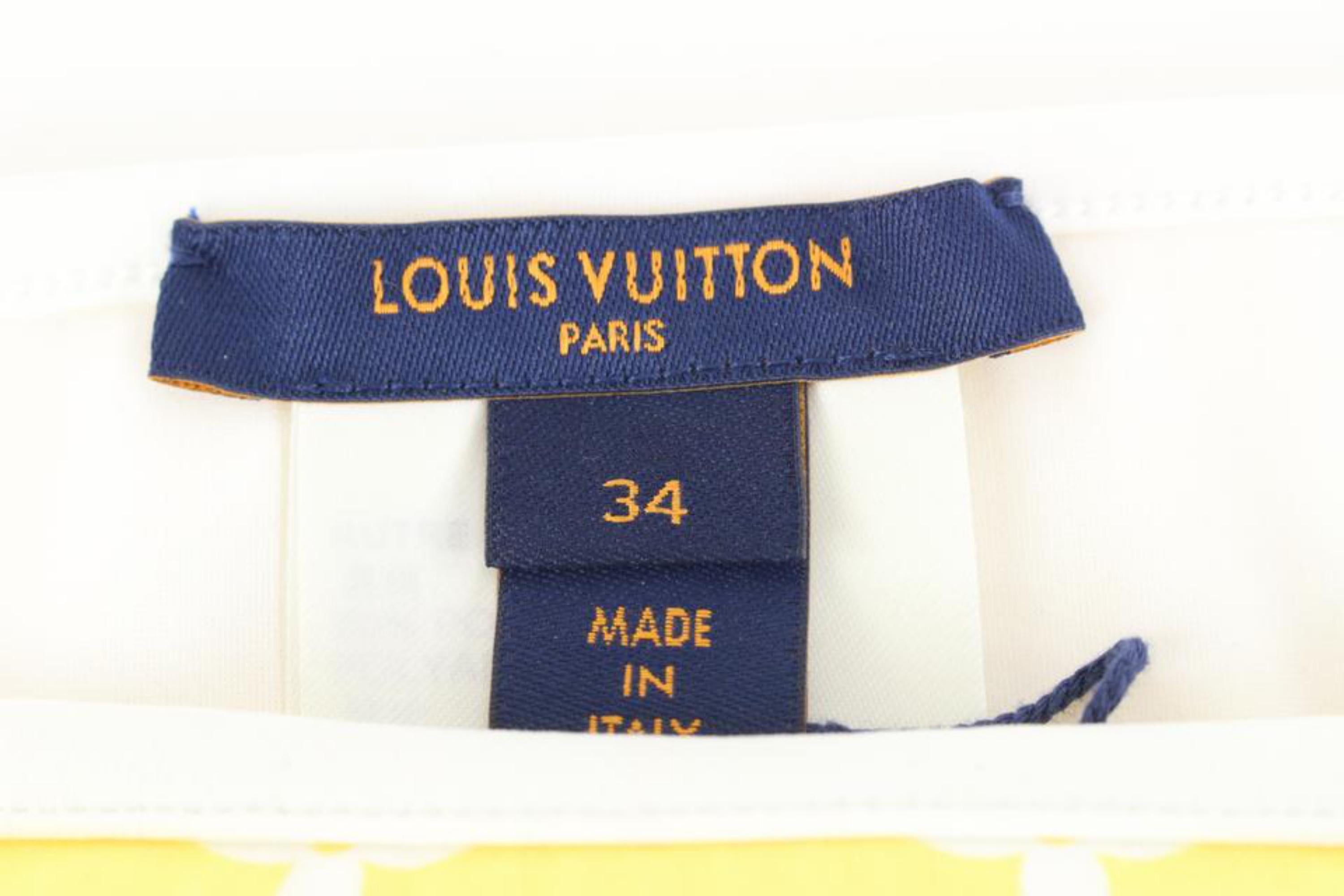 Louis Vuitton Size 34  Extra Small Yellow Monogram Bikini 82lk727s For Sale 5
