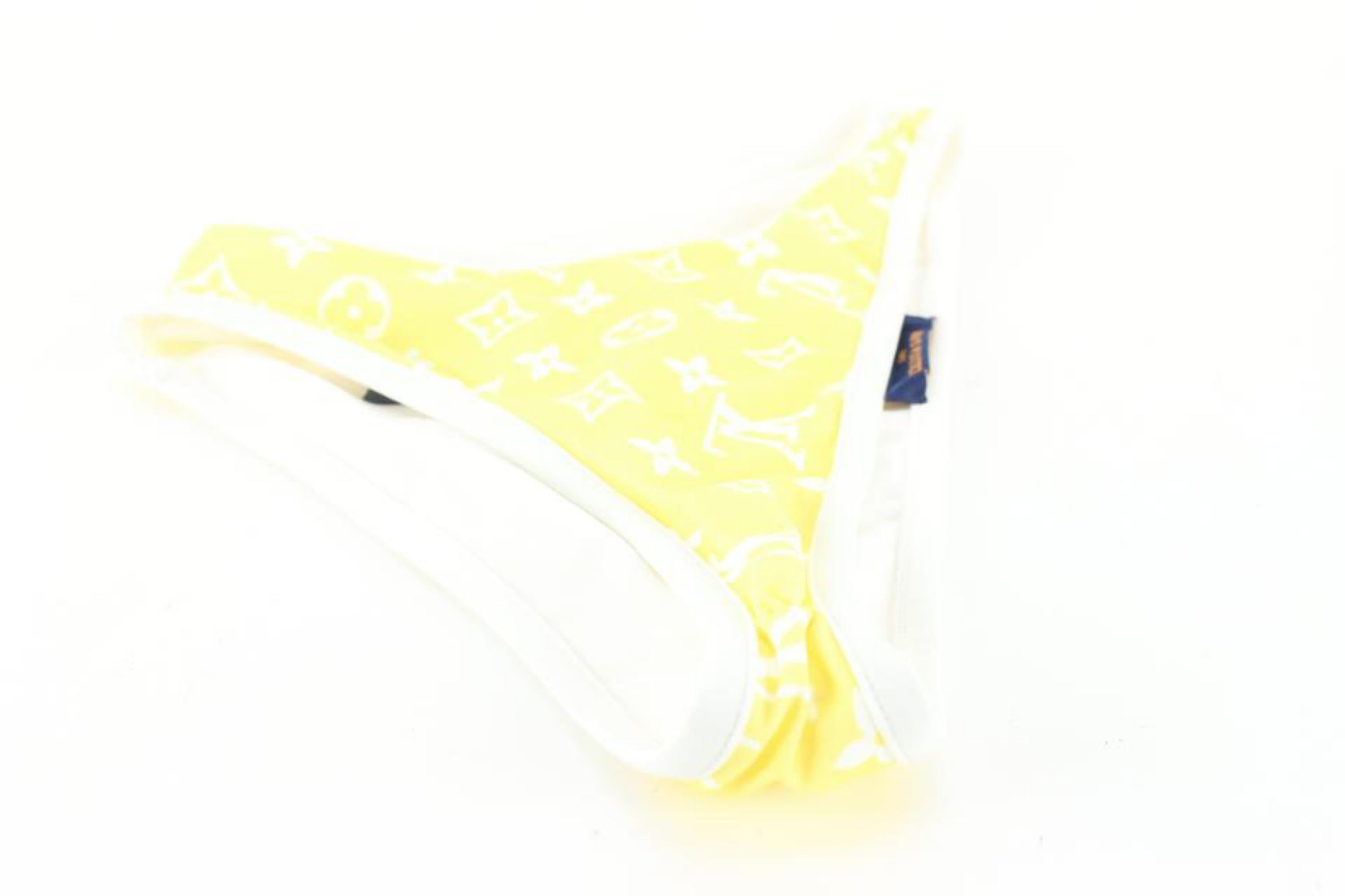 Louis Vuitton Size 34  Extra Small Yellow Monogram Bikini 82lk727s For Sale 1