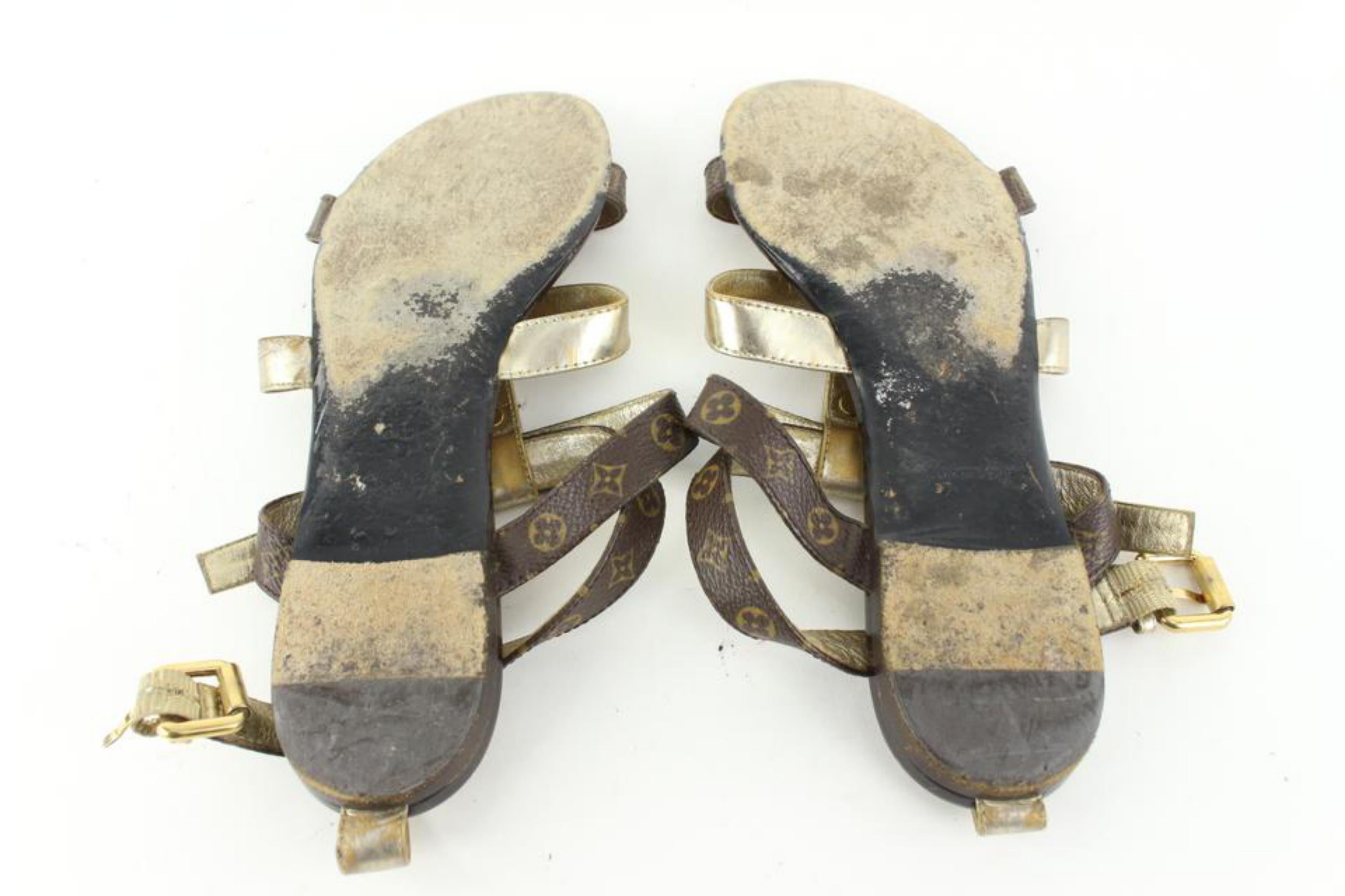 lv gladiator sandals