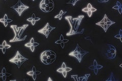 Louis Vuitton Size 36 Navy Mahina Monogram One-Piece Bathing Swim Suit 1112lv62