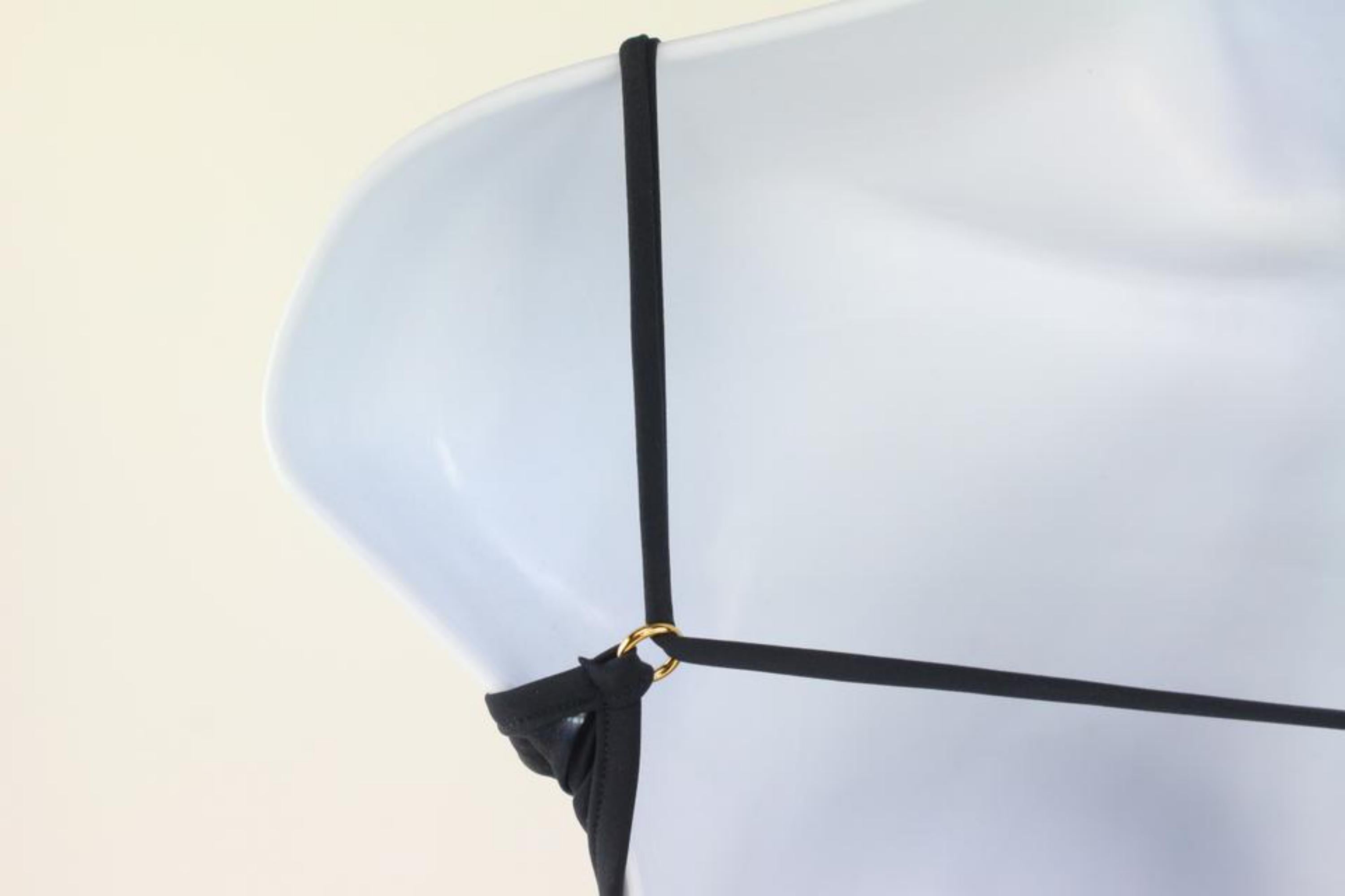 Louis Vuitton Size 36 Navy Mahina Monogram One-Piece Bathing Swim Suit 1112lv62 1
