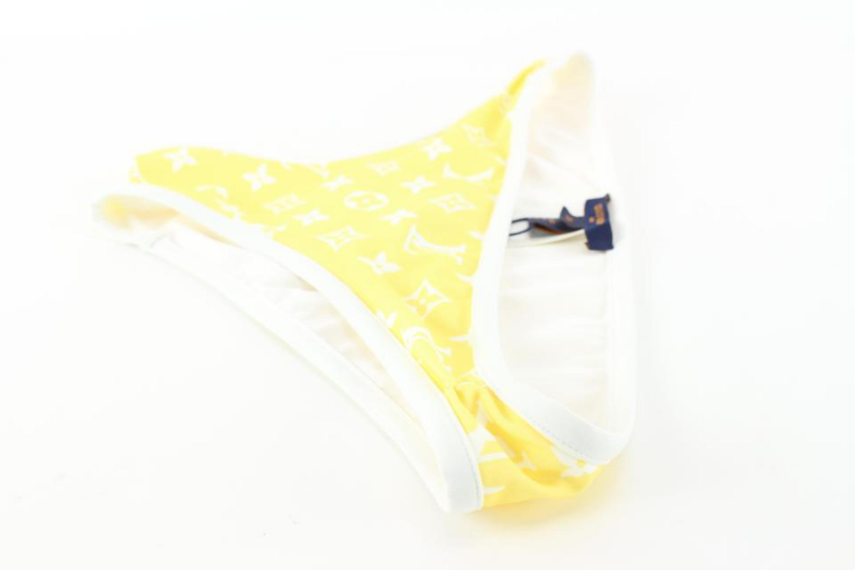 Louis Vuitton Size 36  Small Yellow Monogram Bikini 4lz822s For Sale 2