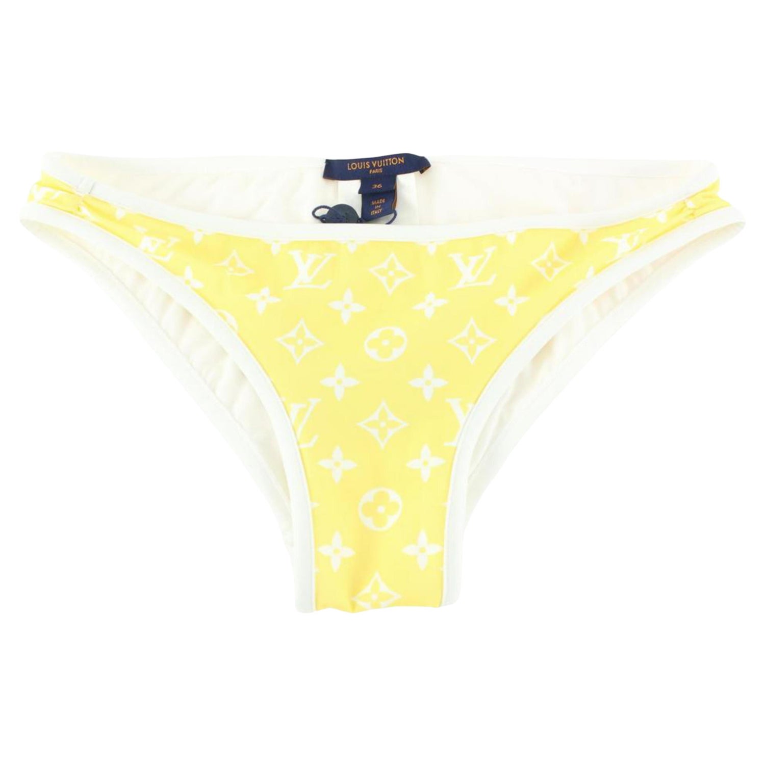 Louis Vuitton Monogram Bikini Top BROWN. Size 40