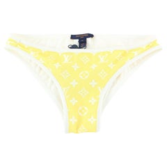 Louis Vuitton Taille 36  Petit Bikini jaune monogrammé 4lz822s