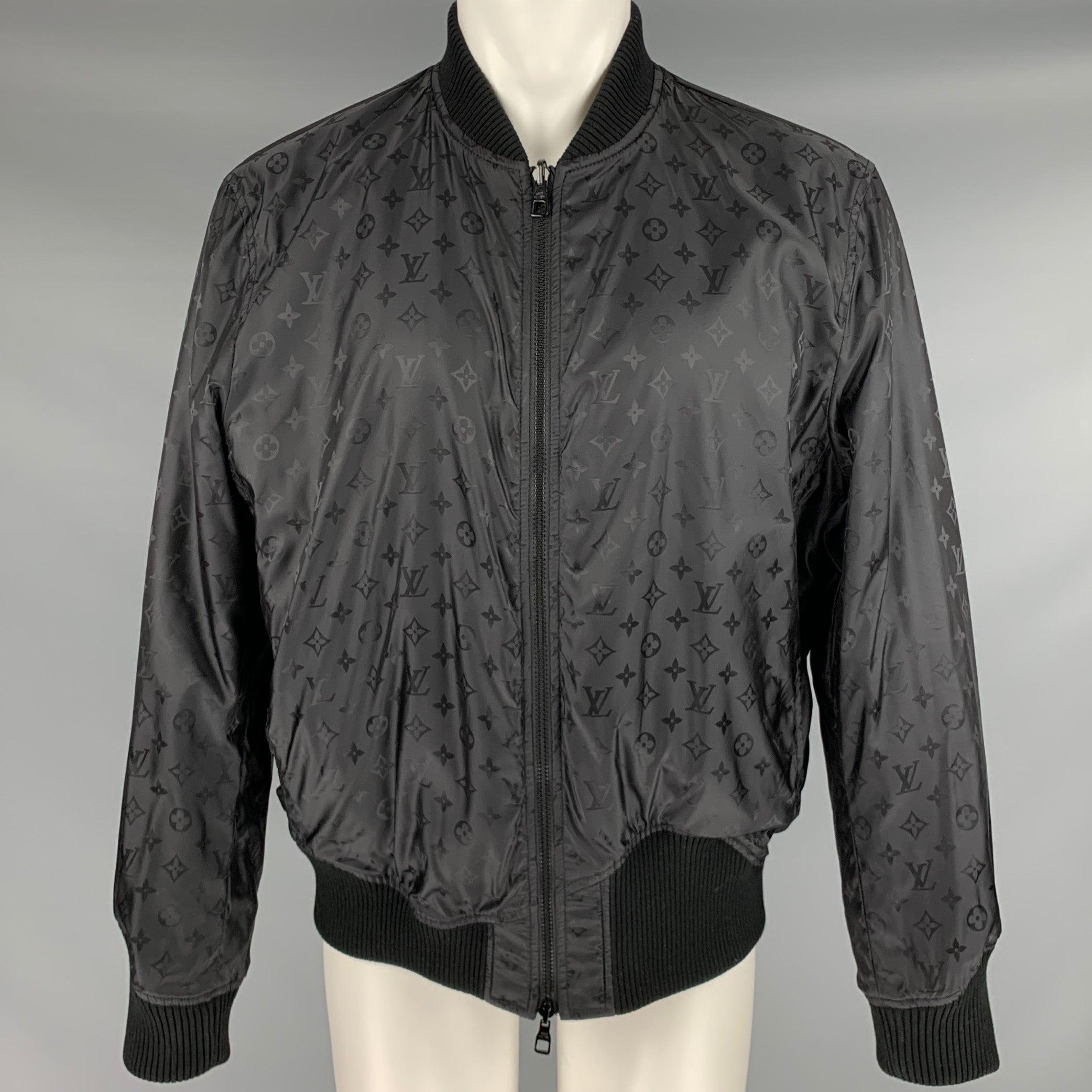 LOUIS VUITTON ブラックジャケット 40 LOUIS VUITTON ルイヴィトン テーラードジャケット レディース