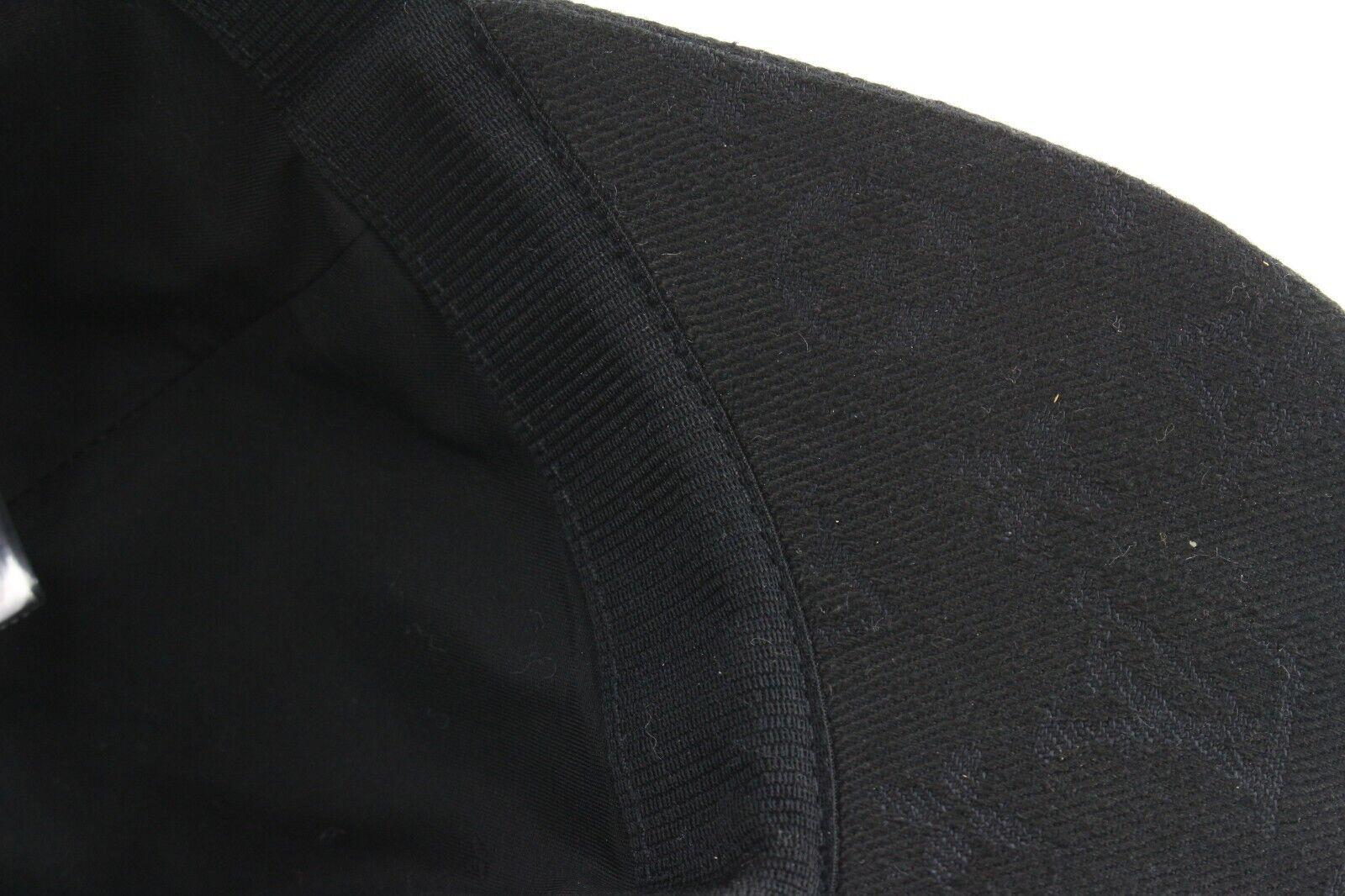 Women's or Men's Louis Vuitton Size 58 Black Monogram Essential Cap Baseball Hat 7LK0427 For Sale