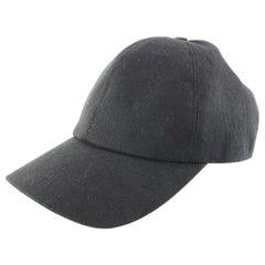 Louis Vuitton Taglia 58 Nero Monogram Essential Cap Cappello Baseball 7LK0427
