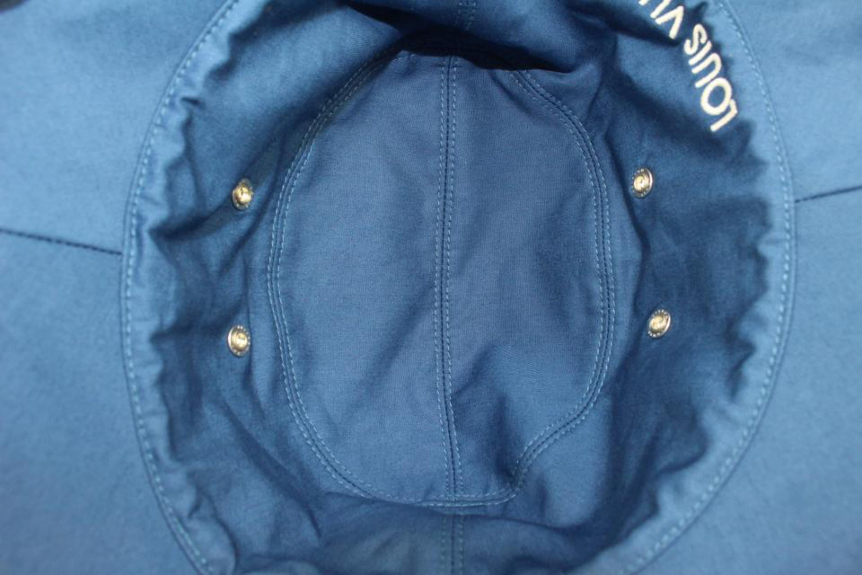 Louis Vuitton Size 58 Monogram Denim Esential Bucket Hat 56LK322S 1