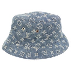 Louis Vuitton Size 58 Monogram Denim Esential Bucket Hat 56LK322S